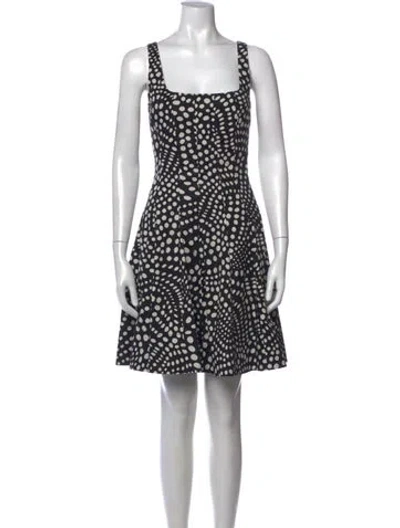 Pre-owned Staud Polka Dot Print Mini Dress In Multi
