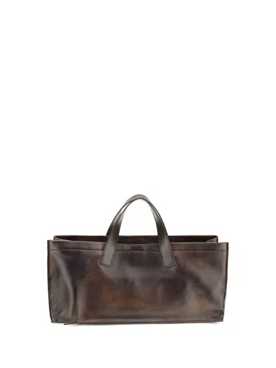 Staud Port Tote Bag In Brown