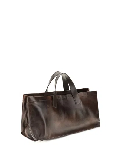 Staud Port Tote Bag In Brown