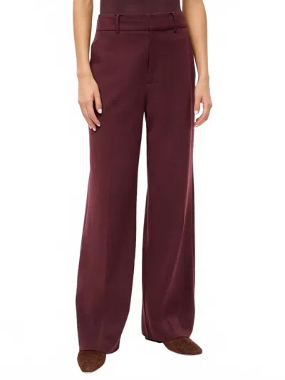 Staud Prince Pant In Merlot