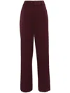Staud Prince Pant In Black In Red