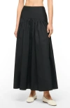 Staud Procida Eyelet Skirt In Black In Black