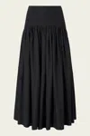 Staud Procida Eyelet Skirt In Black