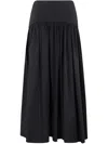 Staud Procida Eyelet Skirt In Black In Black