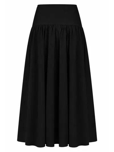 Staud Procida Mini Skirt In Black