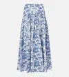 Staud Cotton Skirts In Blue