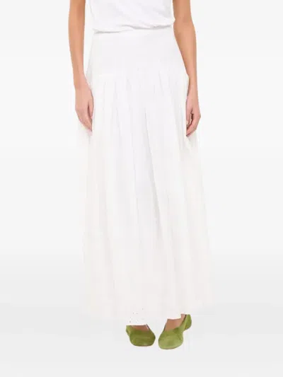 Staud Procida Skirt In White