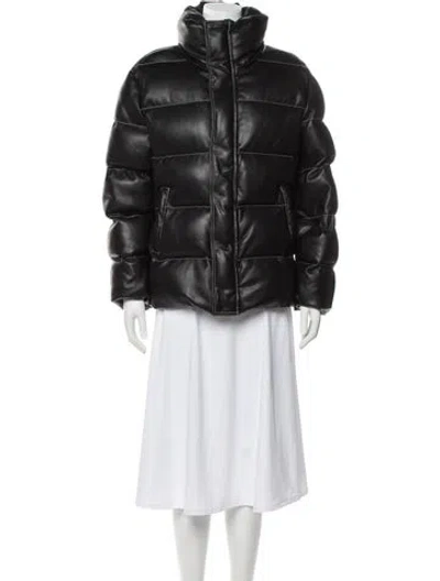 Pre-owned Staud Puffer Coat In Gray