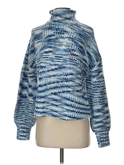 Pre-owned Staud Pullover Sweater In Blue