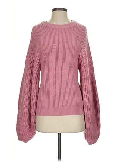 Pre-owned Staud Pullover Sweater In Pink