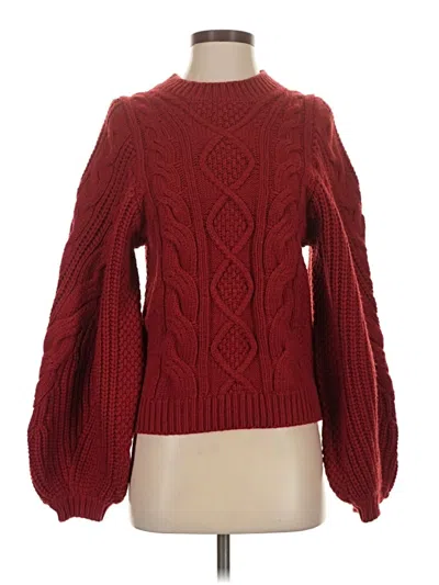 Pre-owned Staud Pullover Sweater In Red