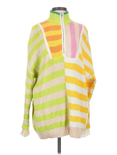 Pre-owned Staud Pullover Sweater In Yellow