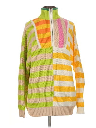 Pre-owned Staud Pullover Sweater In Yellow