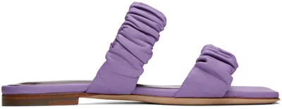 Staud Purple Maya Sandals In Lilac