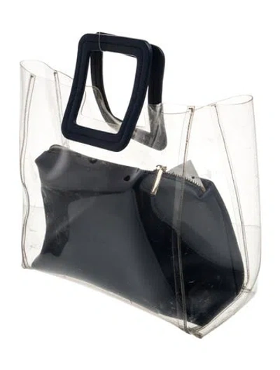 Pre-owned Staud Pvc Bucket Bag In Blue