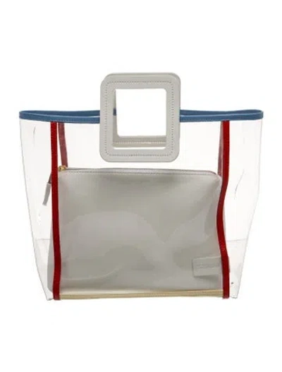 Pre-owned Staud Pvc Shirley Bag In Grey