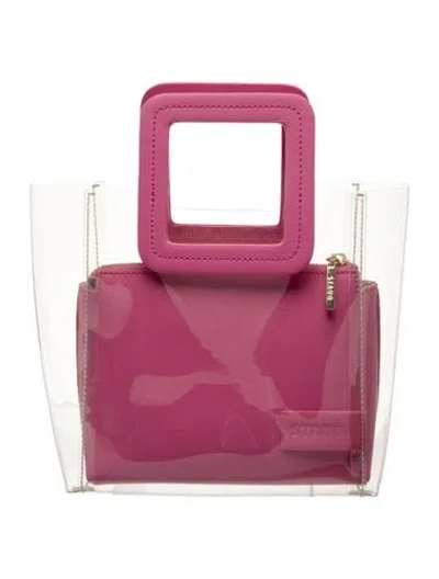 Pre-owned Staud Pvc Shirley Mini In Pink