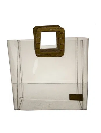 Pre-owned Staud Pvc Shirley In Neutral