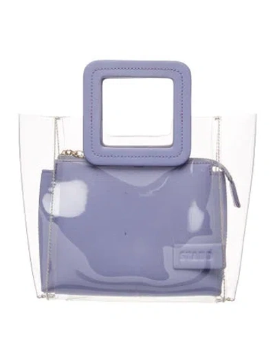 Pre-owned Staud Pvc Shirley In Purple