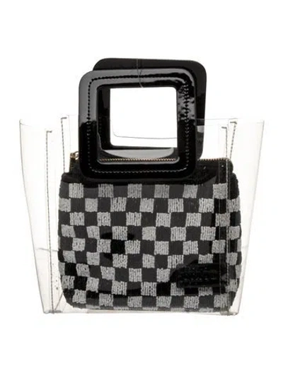 Pre-owned Staud Pvc Shirley In Transparent