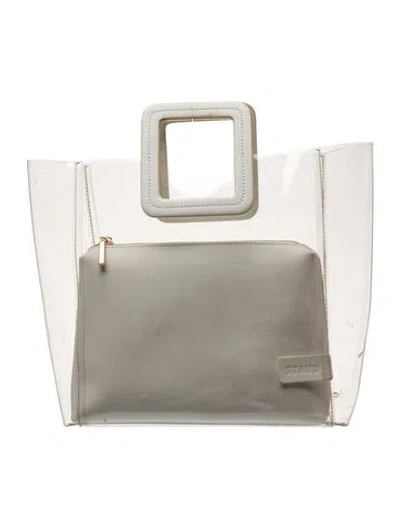 Pre-owned Staud Pvc Shirley In White