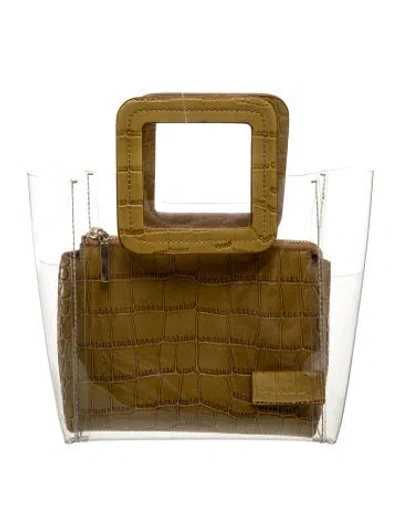 Pre-owned Staud Pvc Top Handle Bag In Multi