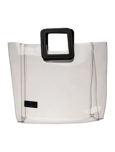 Pre-owned Staud Pvc Top Handle Bag In Transparent