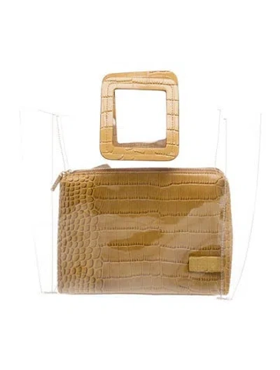 Pre-owned Staud Pvc Top Handle Bag W/ Tags