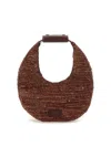Staud Raffia Hobo Bag In Brown