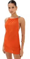 Staud Ramon Mini Dress Cayenne In Cayenne