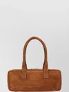 Staud Rectangular Suede Shoulder Bag With Double Handles