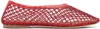 Staud Red Alba Ballet Flats