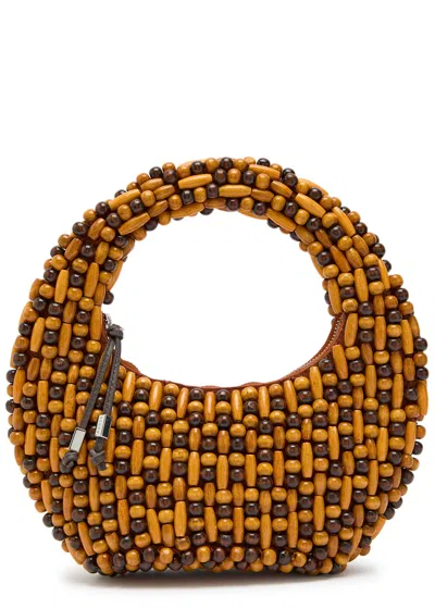 Staud Reef Beaded Top Handle Bag In Multi