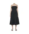 Staud Women's Midi Bella Dress In Green