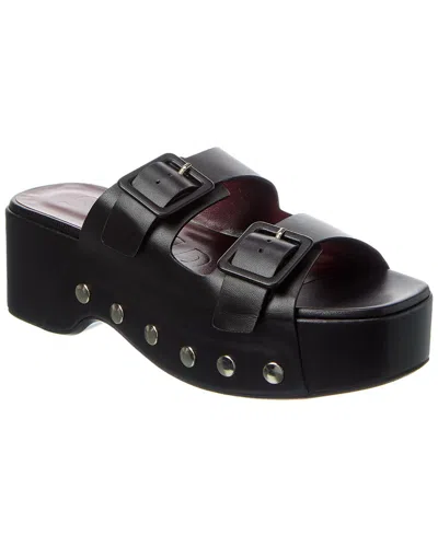 Staud Remi Leather Platform Sandal