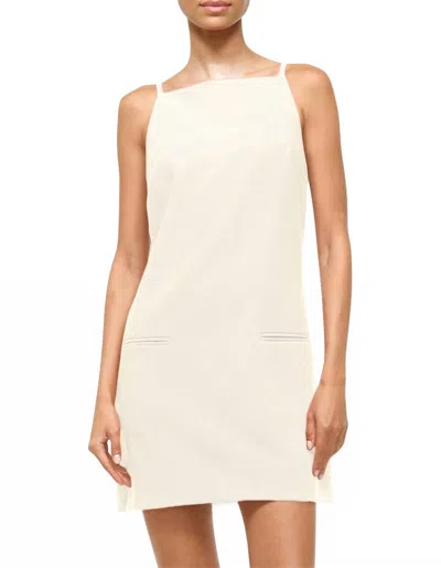 Staud Rhythm Mini Dress In Ecru In White