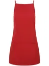 Staud Rhythm Minidress In Red