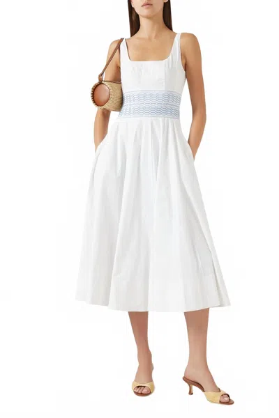 Staud Rig Dress In White