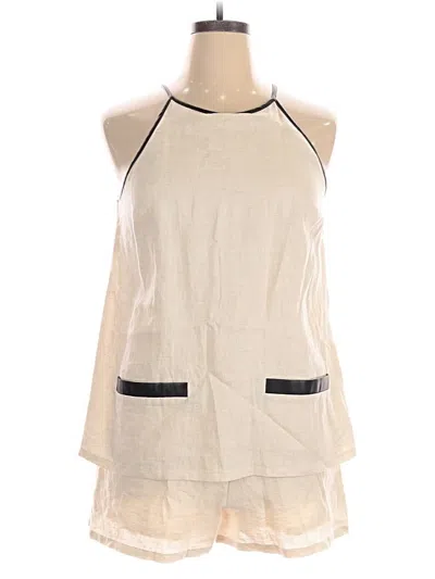 Pre-owned Staud Romper In White