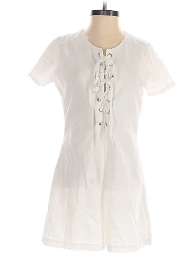 Pre-owned Staud Romper In White