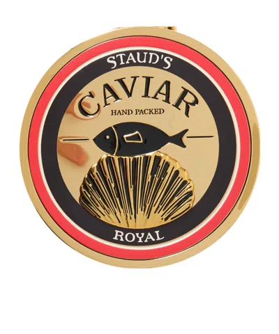 Staud Round Clutch In Gold