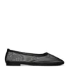 Staud Round Head Ballet Shoes In Black