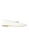 Staud Alba Ballet Flats Paper In White