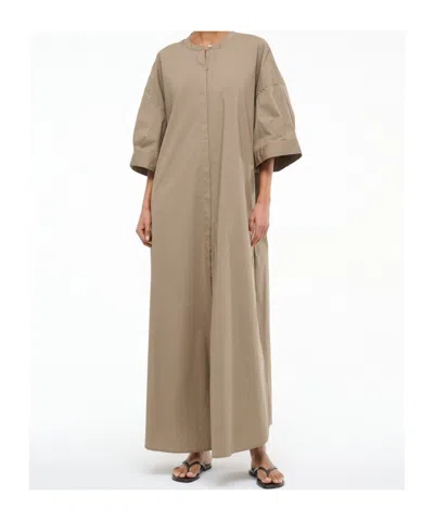 STAUD ROUND NECK DRESS