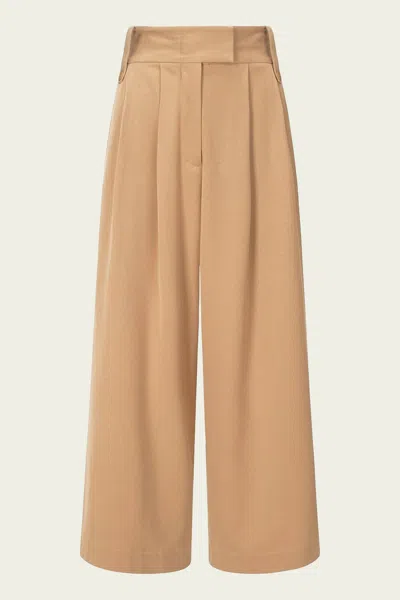 Staud Ruth Pant In Camel In Brown