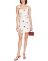 Staud Sable Mini Dress In White