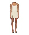 Staud Off-white Sable Minidress In White