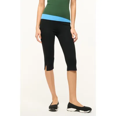 Staud Santino Crop Pants In Black