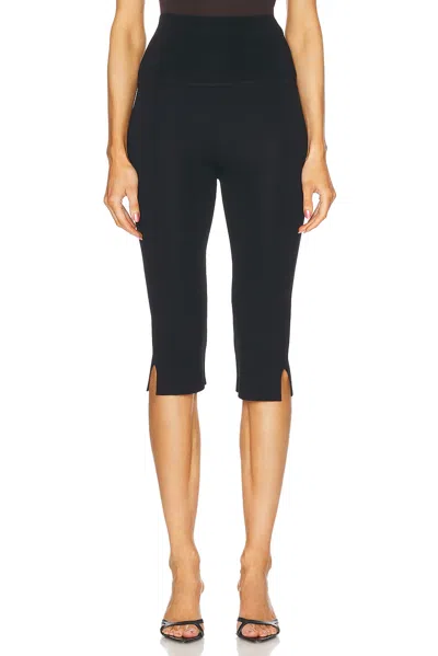 Staud Santino Cropped Pant In Black