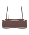 Staud Sara Bikini Top Java In Brown